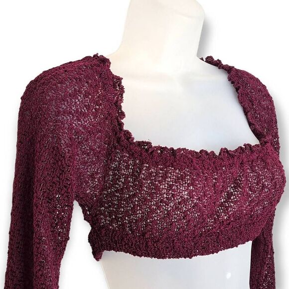 Storm Reid x PacSun Knit Off The Shoulder Crop Top size XS - Picture 4 of 7